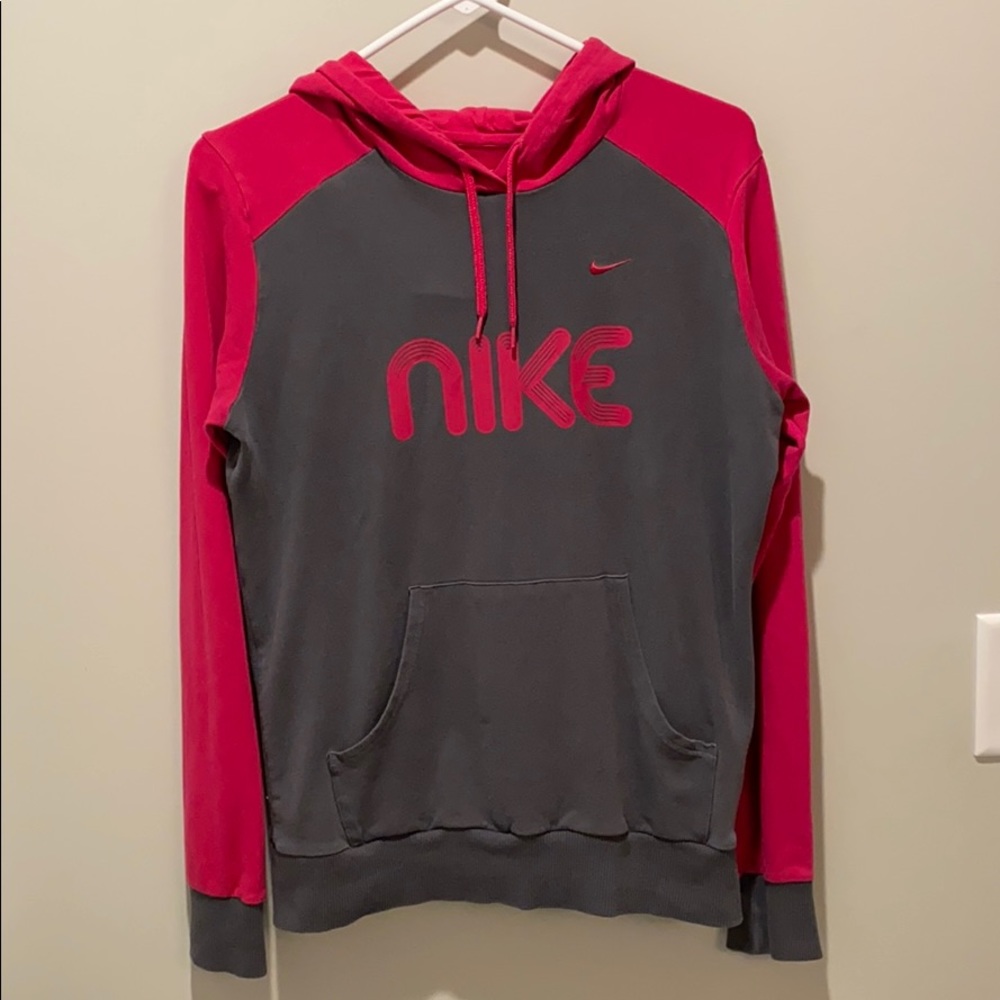 Nike hot pink hoodie